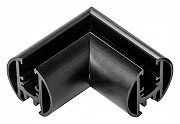 Соединитель угловой L-образный для треков накладных Lightstar Linea 506447 цвет арматуры Черный