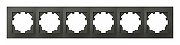 Рамка на 6 постов Elbi Eleсtriс Vega 510-011100-252 цвет Дымчатый