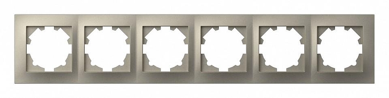 Рамка на 6 постов Elbi Eleсtriс Vega 510-011400-252 