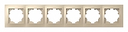 Рамка на 6 постов Elbi Eleсtriс Vega 510-012500-252 цвет Слоновая кость