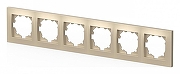 Рамка на 6 постов Elbi Eleсtriс Vega 510-012500-252 цвет Слоновая кость-1