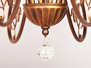 Люстра Doge Luce 520 520L12GD цвет плафона/подвески Прозрачный, цвет арматуры Бронза-3