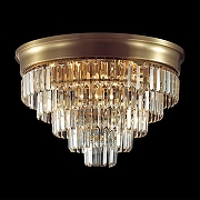 Люстра Lumion ZAHA 5257/8C цвет плафона/подвески Прозрачный, цвет арматуры Латунь-2