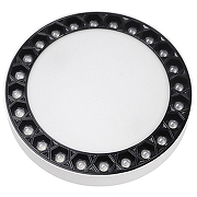 Накладной светильник iLedex Mercury 5552-24W-D165-3/4K-WH+BK 