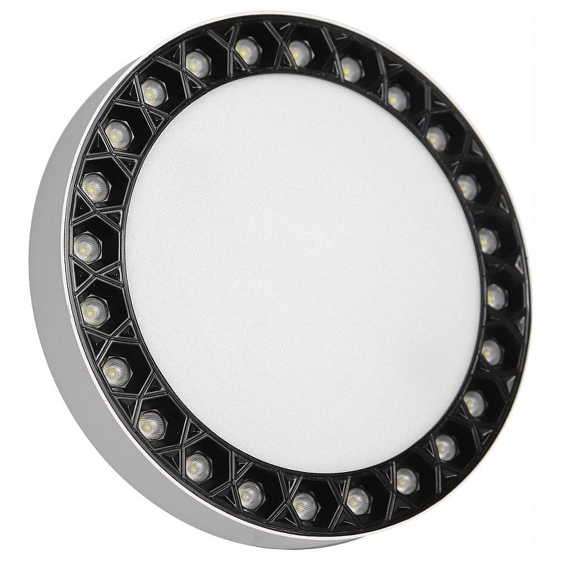 Накладной светильник iLedex Mercury 5552-36W-D217-3/4K-WH+BK 