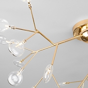 Люстра Bogate's Lamella 566 золото цвет плафона/подвески Прозрачный, цвет арматуры Золото-2