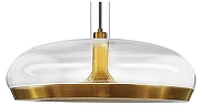 Подвесной светильник Divinare Sonata 5740/17 SP-12 цвет плафона/подвески Прозрачный, цвет арматуры Латунь