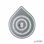 Накладной светильник iLedex Omega 6008W-18W-3000K WH-GL цвет плафона/подвески Белый, цвет арматуры Золото-5