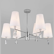 Люстра на штанге Eurosvet Milazzo 60137/6 хром цвет хром