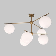 Люстра на штанге Eurosvet Marbella 60147/6 латунь цвет латунь