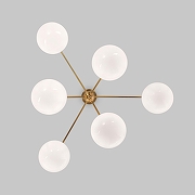 Люстра на штанге Eurosvet Marbella 60147/6 латунь цвет латунь-1