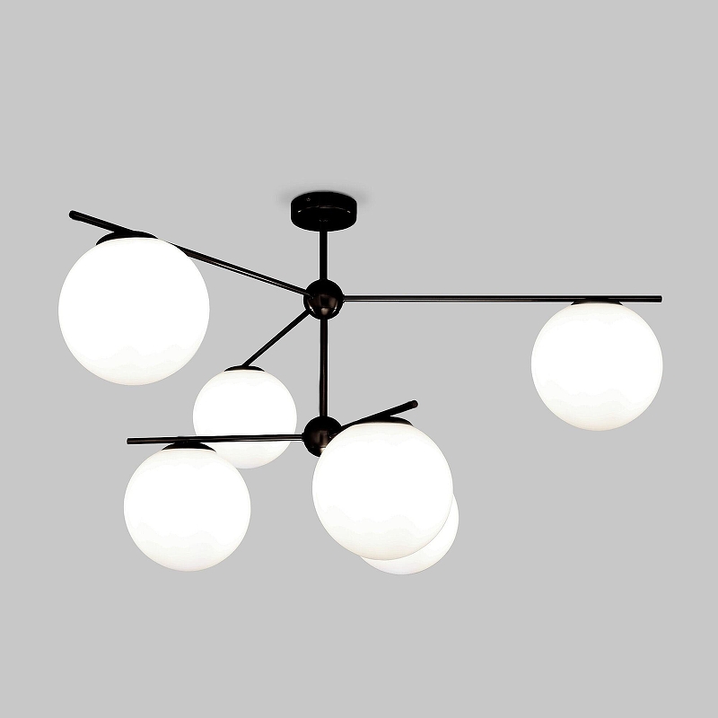 Люстра на штанге Eurosvet Marbella 60147/6 черный 