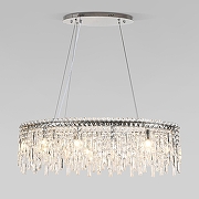 Люстра Eurosvet Blitz 60159/10 хром/ прозрачный хрусталь Strotskis цвет хром