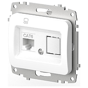 Розетка Ethernet RJ-45 без рамки Elbi Eleсtriс Jazz 607-000200-247 