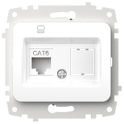 Розетка Ethernet RJ-45 без рамки Elbi Eleсtriс Jazz 607-000200-247 -1