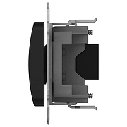 Розетка Ethernet RJ-45 без рамки Elbi Eleсtriс Jazz 607-004800-247 цвет Черный-2