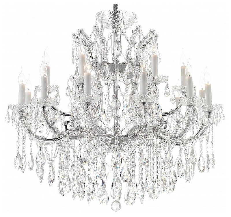 Люстра iLamp Diamond 6071-18 CR+CL 