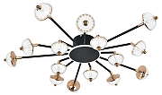 Люстра Escada Meteor 630/A LED BL цвет золото, черный-1