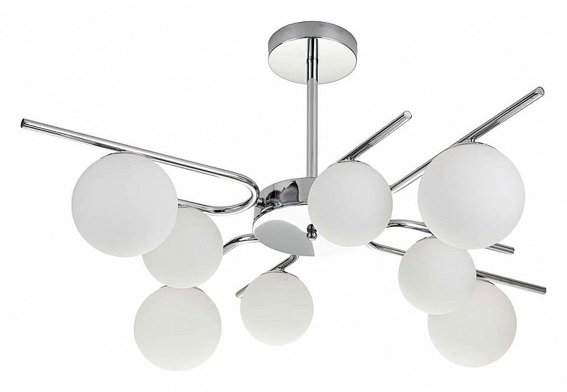 Люстра на штанге Escada Sphere 642/8P Silver 