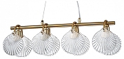 Подвесной светильник Escada Soprano 645/4PL цвет плафона/подвески Прозрачный, цвет арматуры Бронза