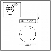 Основание для светильника Lumion Echo 6531/3L цвет Латунь-1