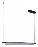 Подвесной светильник Lumion Roll 6549/14L цвет плафона/подвески Прозрачный, цвет арматуры Черный-1