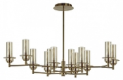 Люстра на штанге Lumion Madonna 6554/12C цвет плафона/подвески Коньячный, цвет арматуры Бронза