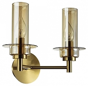 Бра Lumion Madonna 6554/2W цвет плафона/подвески Коньячный, цвет арматуры Бронза