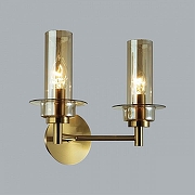 Бра Lumion Madonna 6554/2W цвет плафона/подвески Коньячный, цвет арматуры Бронза-2