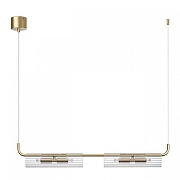 Подвесной светильник Lumion Toronto 6560/4 цвет плафона/подвески Прозрачный, цвет арматуры Золото-2