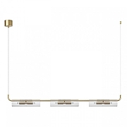 Подвесной светильник Lumion Toronto 6560/6 цвет плафона/подвески Прозрачный, цвет арматуры Золото-2