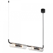 Подвесной светильник Lumion Toronto 6561/4 цвет плафона/подвески Прозрачный, цвет арматуры Черный-3