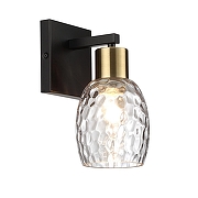 Бра Lumion Ice 6562/1W цвет золотой, черный-1