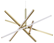 Люстра Lumion Parker 6564/60L цвет плафона/подвески Белый, Золото, цвет арматуры Золото