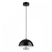 Подвесной светильник Lumion Globe 6568/6L цвет плафона/подвески Хром, Черный, цвет арматуры Черный-1