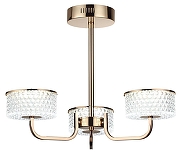 Люстра на штанге Lumion Venice 6579/40CL цвет плафона/подвески Прозрачный, цвет арматуры Золото-5