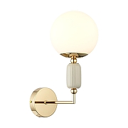 Бра Lumion Vivien 6580/1W цвет золото французское, серый-1