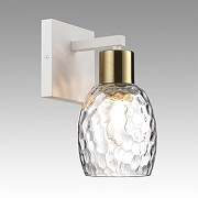 Бра Lumion Ice 6583/1W цвет плафона/подвески Прозрачный, цвет арматуры Белый, Золото-2