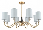 Люстра на штанге Lumion Anri 6590/8 цвет плафона/подвески Зеленый, цвет арматуры Зеленый, Латунь