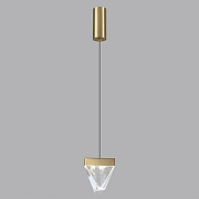 Подвесной светильник Odeon Light Ray 6678/5L цвет плафона/подвески Прозрачный, цвет арматуры Латунь-3