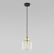 Подвесной светильник TK Lighting Marco 6695 Marco цвет плафона/подвески Прозрачный, цвет арматуры Золото, Черный-1