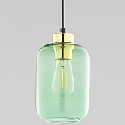 Подвесной светильник TK Lighting Marco 6696 Marco цвет плафона/подвески Зеленый, цвет арматуры Золото, Черный