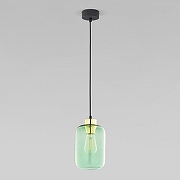 Подвесной светильник TK Lighting Marco 6696 Marco цвет плафона/подвески Зеленый, цвет арматуры Золото, Черный-1