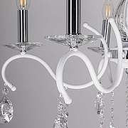Люстра De City Свеча 683014805 цвет плафона/подвески Прозрачный, цвет арматуры Белый, Хром-5