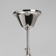 Люстра De City Свеча 683014805 цвет плафона/подвески Прозрачный, цвет арматуры Белый, Хром-10