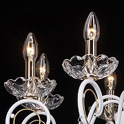 Люстра De City Свеча 683015008 цвет плафона/подвески Прозрачный, цвет арматуры Белый-4