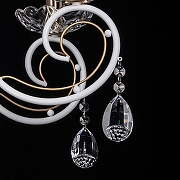 Люстра De City Свеча 683015008 цвет плафона/подвески Прозрачный, цвет арматуры Белый-9