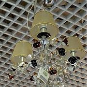 Люстра MM Lampadari Paris 6906/3_V2544 цвет плафона/подвески Серебро, Черный, цвет арматуры Хром-1
