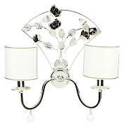 Бра MM Lampadari Paris 6988/A2-01 V2544 цвет плафона/подвески Серебро, цвет арматуры Серебро