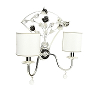 Бра MM Lampadari Paris 6988/A2-01 V2544 цвет плафона/подвески Серебро, цвет арматуры Серебро-1